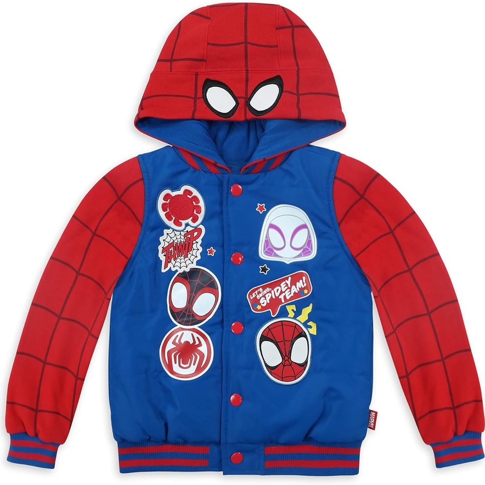 UNISEX-Disney Spider-Man Red and Blue Raincoat